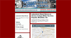 Desktop Screenshot of laboratoriodieselnieves.com
